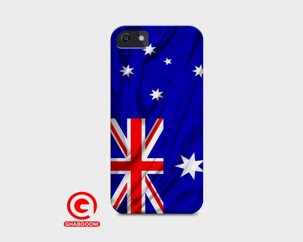 قاب موبایل با طرح پرچم استرالیا
