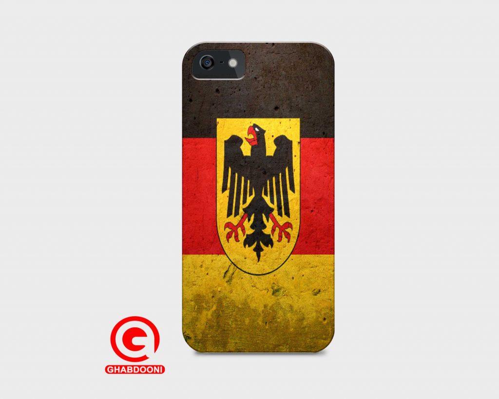 قاب موبایل با طرح پرچم آلمان 