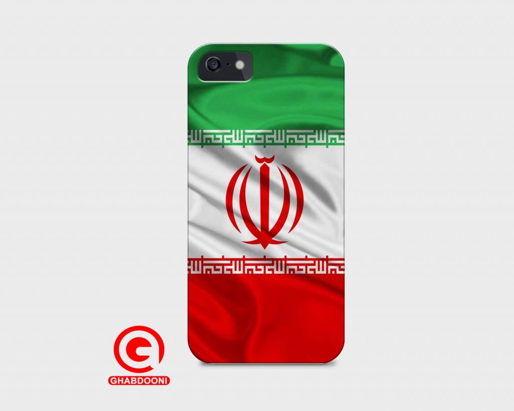 قاب موبایل با طرح پرچم ایران