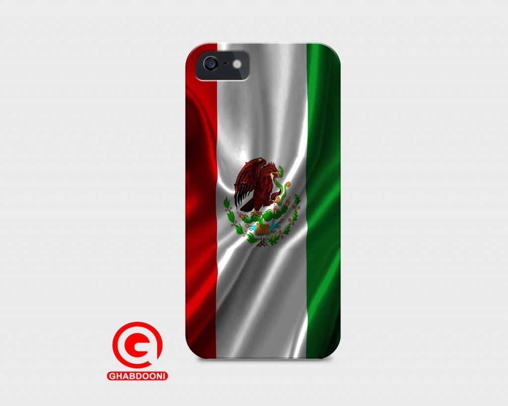 قاب موبایل با طرح پرچم مکزیک