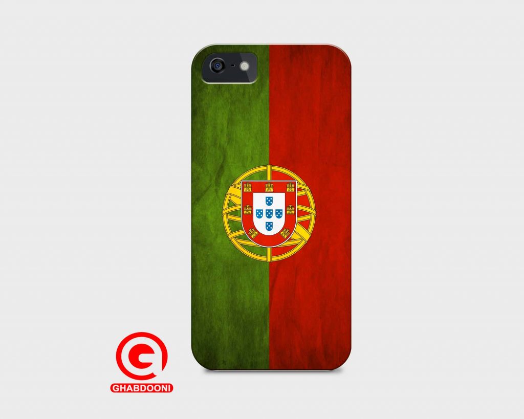 قاب موبایل با طرح پرچم پرتغال